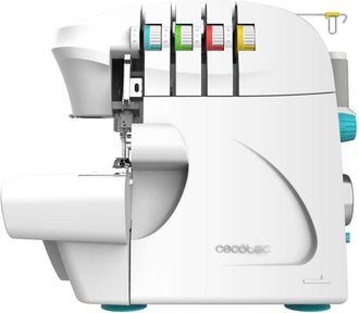 Cecotec Cecotec M&aacute;quina De Coser, Remalladora Bellecouture Overlock, 1100 Rpm De Velocidad, Presi&oacute;n De Pr&eacute;nsatelas Ajustable, Avance Diferencial, Funciones De