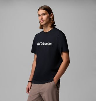 Columbia T-Shirt COLUMBIA, Herren, Gr. XXL (56), schwarz, gem columbia, Obermaterial: 100% Baumwolle, Shirts T-Shirt, sportliche Passform, Kurzarm, f&uuml;r Wandern