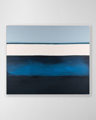 RFA Fine Art Gradual Blue Hand-Embellished Giclee by H. Scott