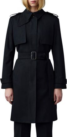 Mackage Winn 3-in-1 Insulated Trench Coat in Black at Nordstrom, Size X-Large
