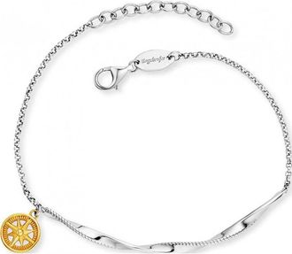 Engelsrufer Womens ERB-ALOHA-TWIST-BIG Ladies Aloha Bracelet - Gold - One Size