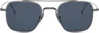 Thom Browne Zonnebril met piloten montuur - Grijs