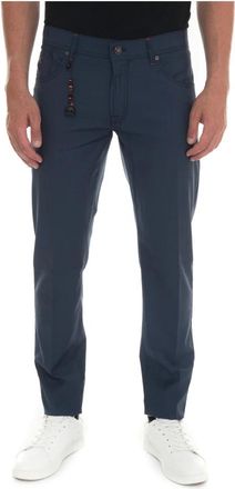 Marco Pescarolo Nerano 1 5-pocket broek - Heren - Slim Fit Broeken - Blauw - 4XL - Katoen - Broeken
