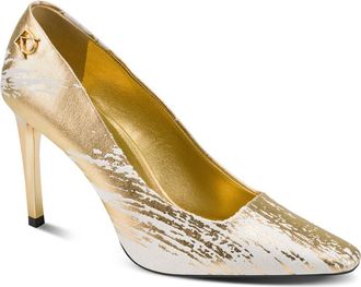 DKNY Savita Pump in Ivory/Gold at Nordstrom, Size 9.5