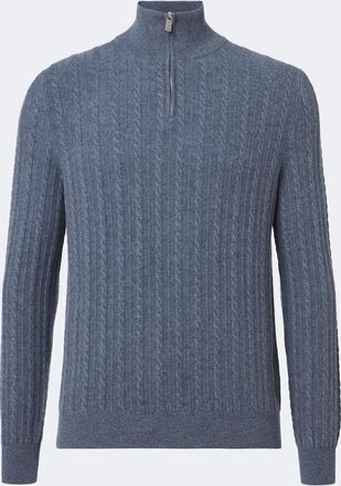 Fedeli Pullover in cashmere a trecce