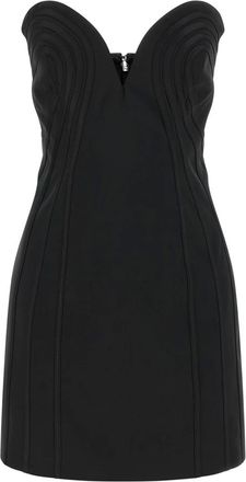 Rotate Rotate Birger Christensen, Dames, Jurken, Zwart, Maat: XS Satijn