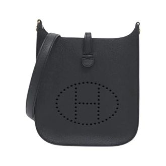 Herm&egrave;s Pre-owned Evelyne16 Epsom Schoudertas - Dames - Pre-owned - Zwart - Maat: ONE Size Leer