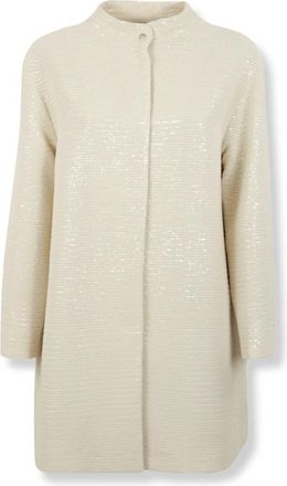 Herno Single-Breasted Coats - Dames - Mantel - Beige - L - Jassen