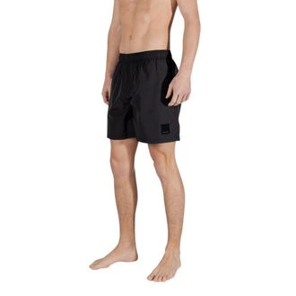 A|X Armani Exchange Quick-Drying Polyester Swim Shorts - Black
