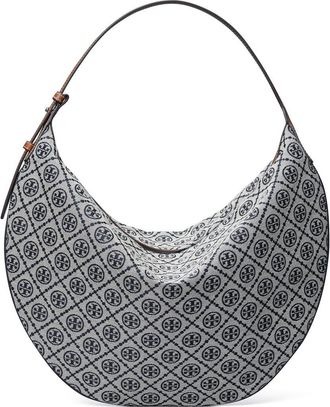 Tory Burch T Monogram Jacquard Balloon Bag in Tory Navy at Nordstrom