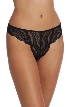 Skarlett Blue Impress Thong in Black at Nordstrom, Size Xx-Large