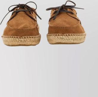 Manebì suede espadrille boat style footwear