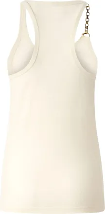 Pinko Womens Tank Top Charlene Beige G. Maroso Vests & Tops