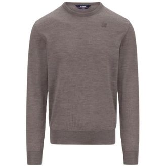 K-Way Truien & Vesten, Heren, Bruin, XL, Round-neck Truien