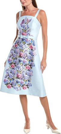Teri Jon by Rickie Freeman Teri Jon By Rickie Freeman Mikado Floral Print Dress