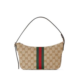 Gucci Small Lunetta GG Canvas Shoulder Bag