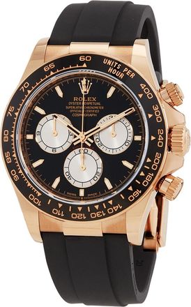 Rolex Pre-owned Rolex Daytona Chronograph Automatic Black Dial Mens Watch 126515LN-0002