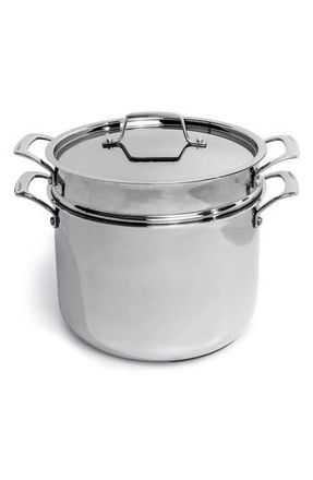 Berghoff Professional Stainless Steel Tri-Ply 7-Qt. Stock Pot in Silver at Nordstrom Rack
