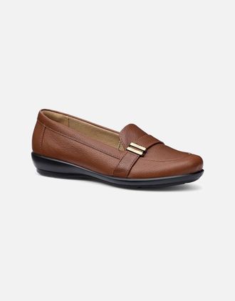 Hotter Womens Clay Womens Loafers - Brown - Size: 4.5