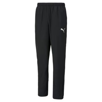 Puma Trainingshose PUMA TEAMRISE SIDELINE PANTS, Herren, Gr. XXL, N-Gr, schwarz-weiss (puma schwarz, puma wei&szlig;), Obermaterial: 100% Polyester, unifarben, r
