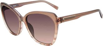 Tumi Brown Gradient Butterfly Ladies Sunglasses STU502 0WTP 58