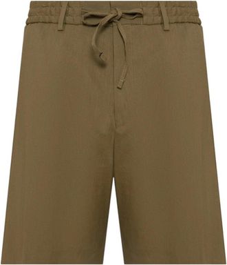 HUGO BOSS Hombre, Pantalones cortos, Verde, Talla: M