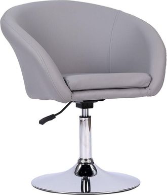 Happy Garden Happy Garden - Taburete de bar polipiel gris gabin