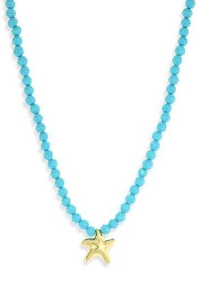 Argento Vivo Starfish Pendant Necklace in Gold at Nordstrom Rack
