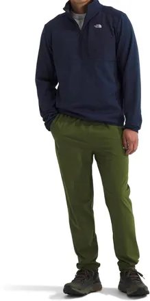 The North Face Performance Fleece 1/4 Zip Jacket In Navy