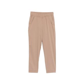 Liu Jo Cropped Trousers, female, Beige, Size: XL Cropped Trousers