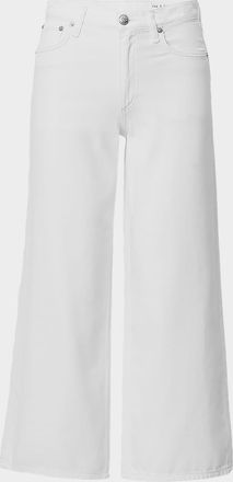 Rag & Bone Andi Featherweight Wide-Leg Ankle Jeans