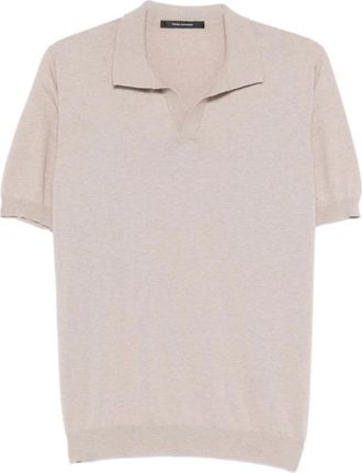 Tagliatore 0205 Polo Shirt - Heren - Polos - Beige - XL - Tops