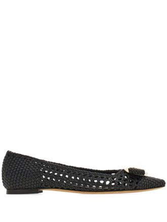 Ferragamo New Vara ballerina shoes - Black
