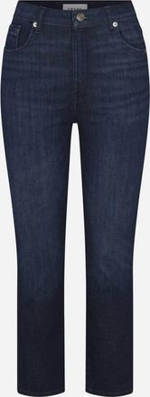 Frame Denim Womens Denim Le High Straight Jeans In Blue