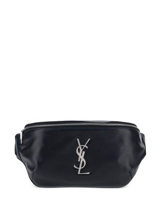 Saint Laurent Leren heuptas - Zwart