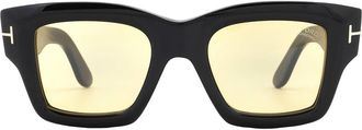 Tom Ford Ilias Yellow Photochromatic Square Mens Sunglasses FT1154 01E 50