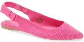 Elie Tahari Knit Slingback Flat in Pink at Nordstrom Rack, Size 6.5