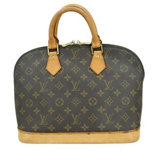 Louis Vuitton Alma Handbag Monogram Canvas Brown Canvas Handbag (Pre-Owned)