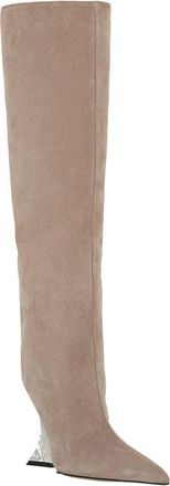 PARIS TEXAS Nina Suede Knee-High Boot