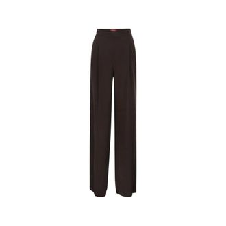 Max Mara Dames, Broeken, Bruin, Maat: 2XS