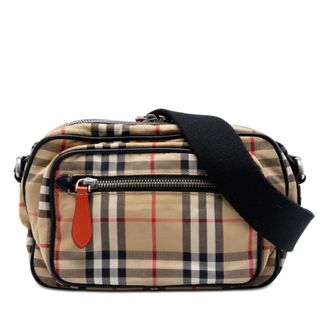 Burberry Pre-owned Burberry House Check Canvas Paddy Crossbody Unisex JP4I4W8Y2YGP1GEJ