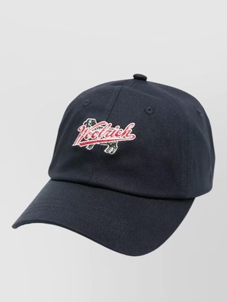 Woolrich cotton logo baseball cap