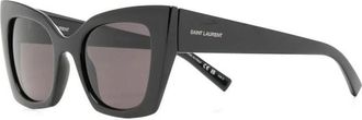 Saint Laurent SL 552 001 Zonnebrillen - Dames - Zonnebrillen - Zwart - 51 MM - Accessoires