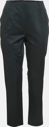Paule Ka Black Cotton Blend Trousers