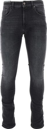Pantaloni Torino Jazz Stretch Denim Jeans - Heren - Jeans - Grijs - Maat: W38 Denim