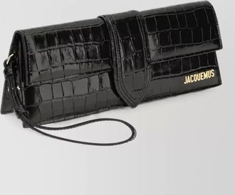 Jacquemus la pochette bambino leather clutch bag
