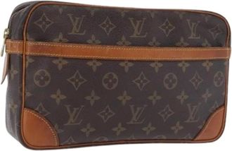 Louis Vuitton Pre-owned Vintage Monogram Clutch Bag - - Pre-owned - Donna - Marrone - ONE SIZE
