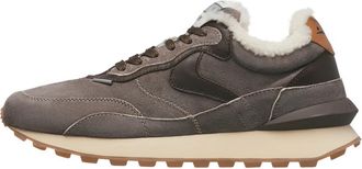 Voile Blanche Qwark Hype Fur Sneakers - Heren - Sneakers - Bruin - 41 EU - Wol - Schoenen