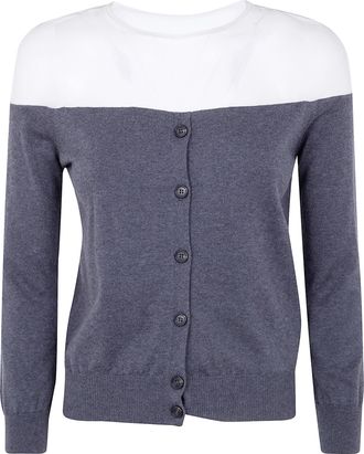 Maison Margiela Nacket Shoulders Cardigan