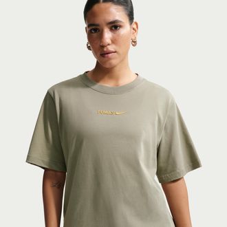 Nike Pumas Nike Womens Soccer T-Shirt in Grey | IB3955-053